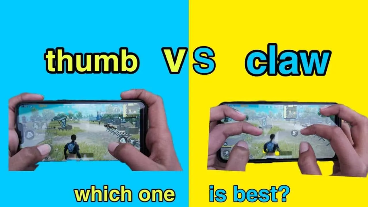 thumb vs claw bgmi