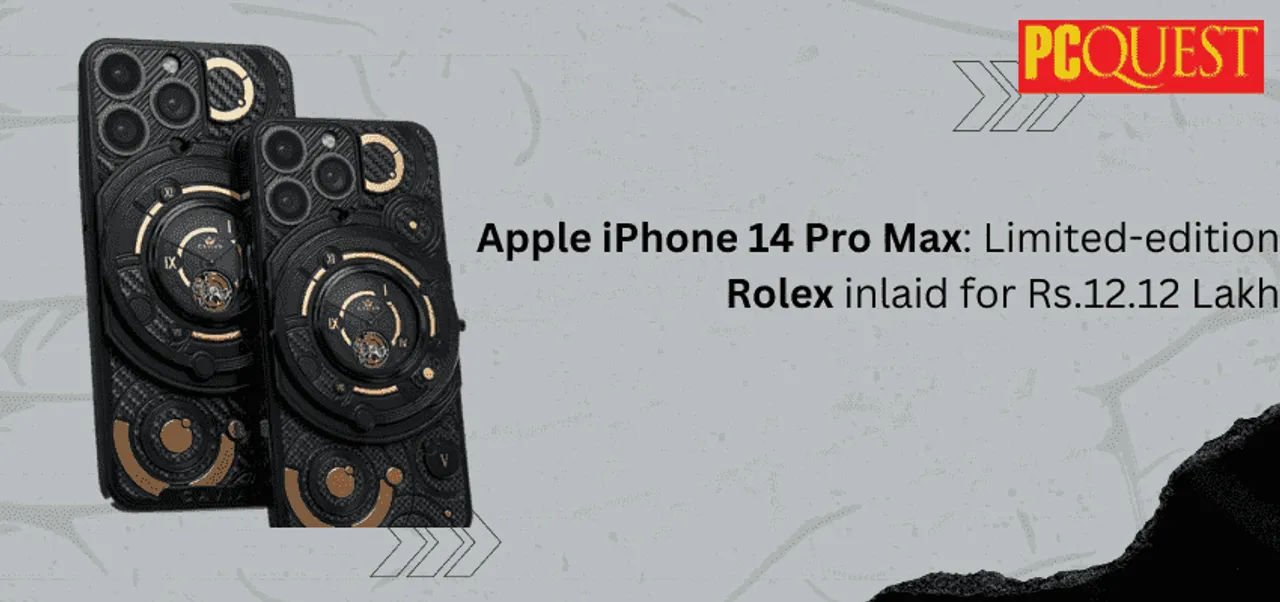Apple iPhone 14 Pro Max Limited edition Rolex inlaid for Rs.12.12 Lakh 1 1