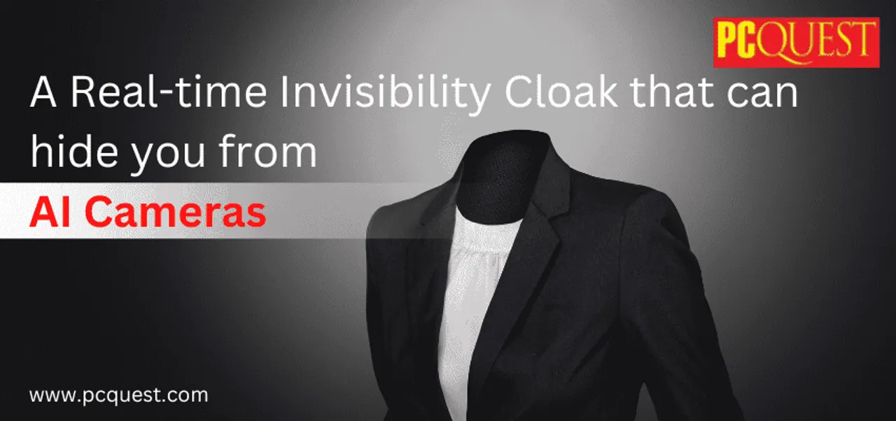 A Real time Invisibility Cloak that can hide you from AI Cameras 1