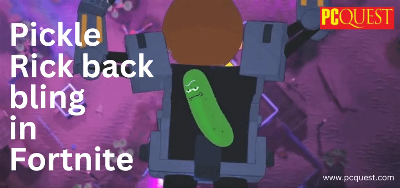 Pickle Rick back bling in Fortnite Tricks to get it for free 1