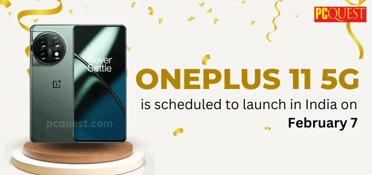 OnePlus 11 5g to launch on February 7 in India
