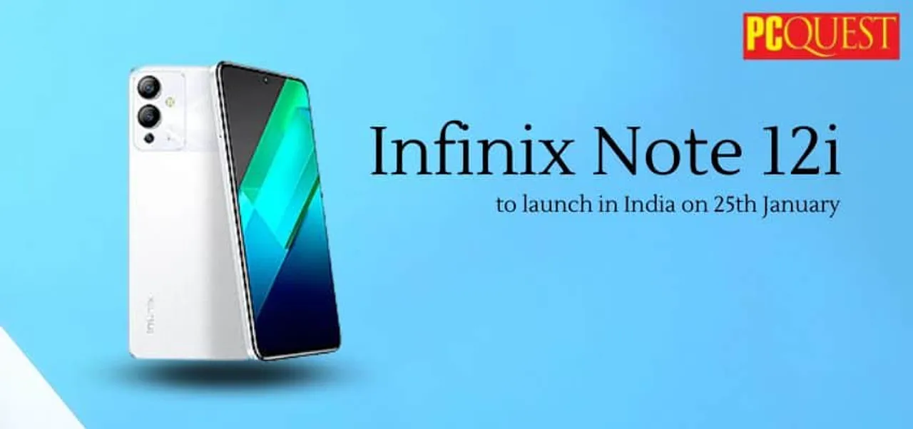 Infinix Note 12i to launch in India on 25th January