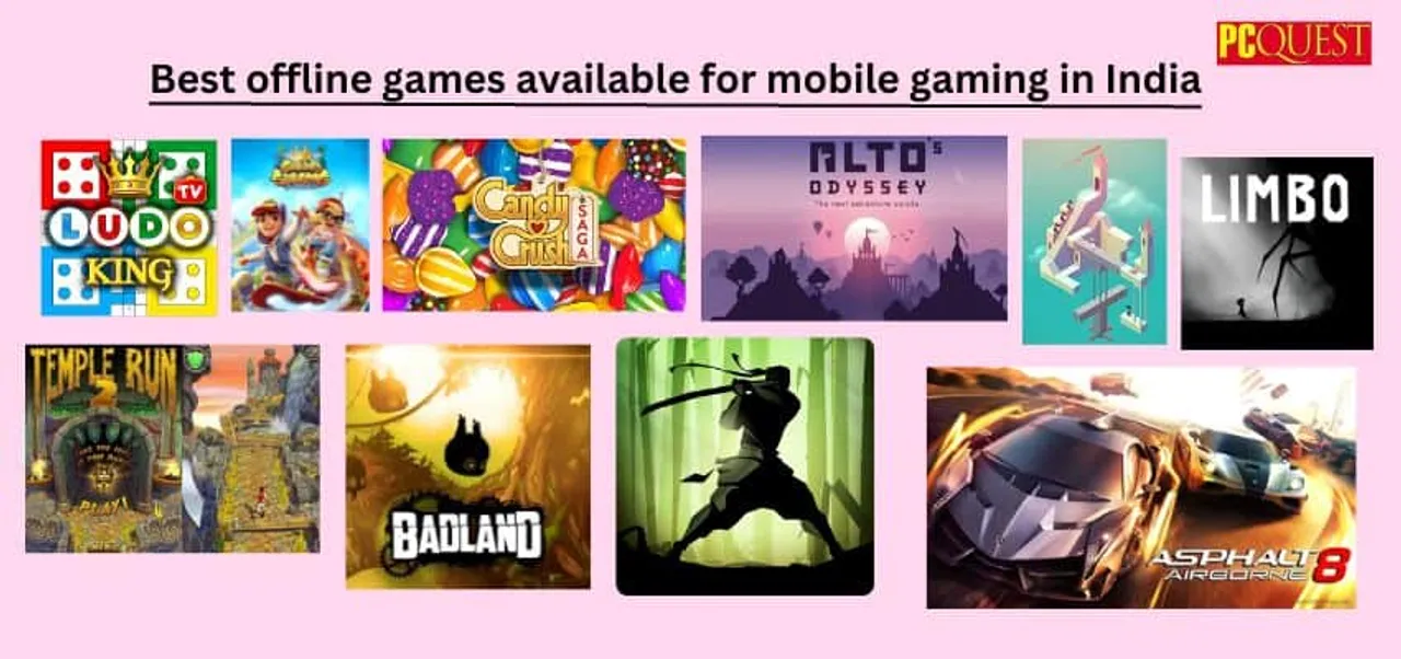 Best offline games available for mobile gaming in India