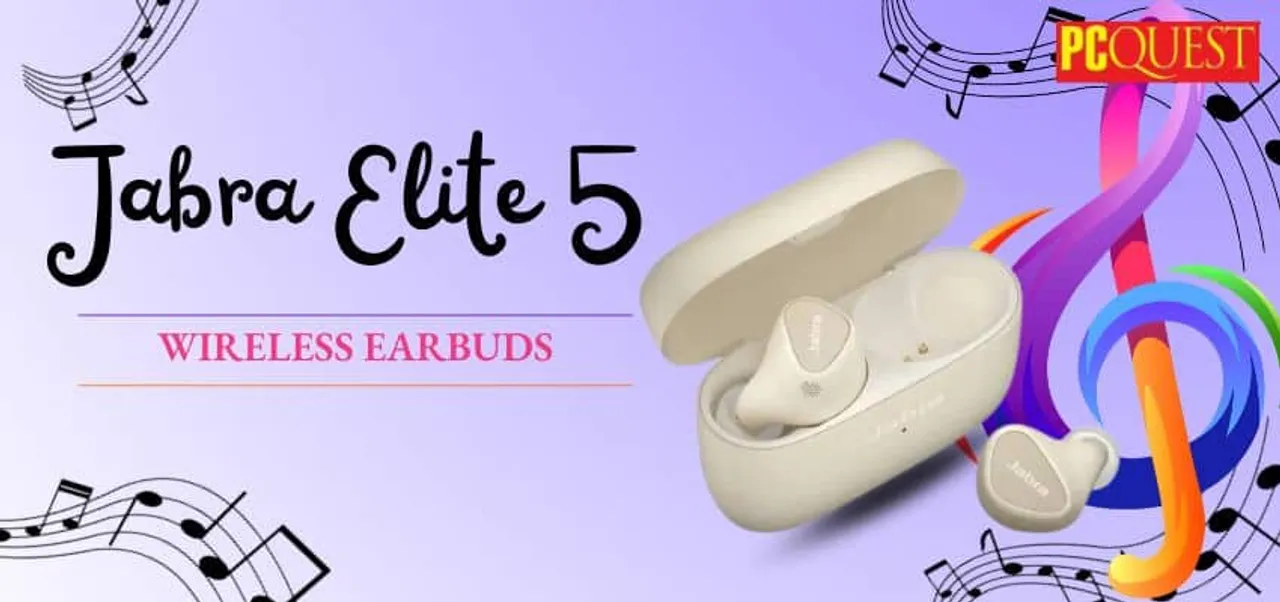 Jabra Elite 5 wireless earbuds Including ANC multipoint connectivity and wireless charging for Rs 14999 1