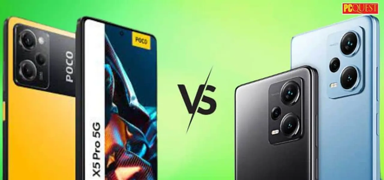 Poco X5 Pro vs. Xiaomi Redmi Note 12 Pro