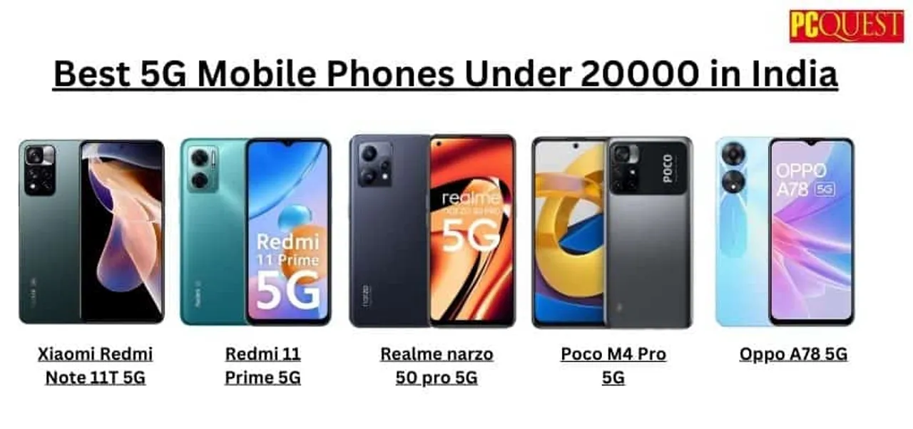 Best 5G Mobile Phones Under 20000 in India