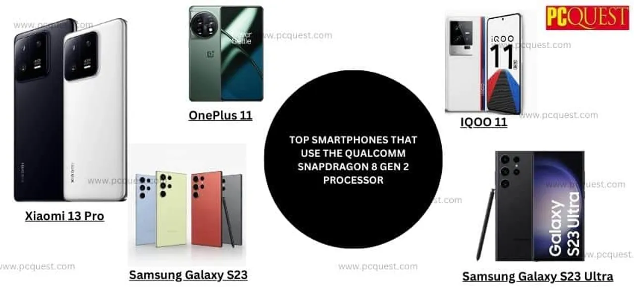 Know All the top smartphones that use the Qualcomm Snapdragon 8 Gen 2 processor