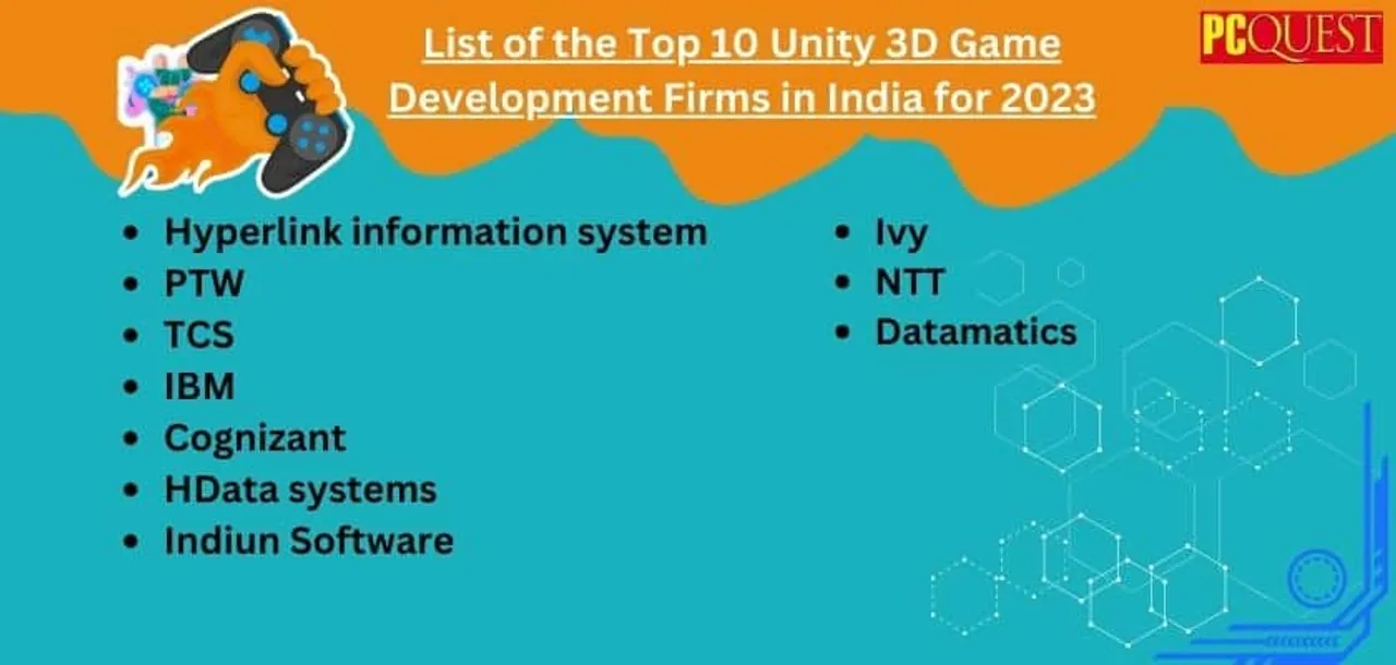 List of the Top 10 Unity 3D Game Development Firms in India for 2023