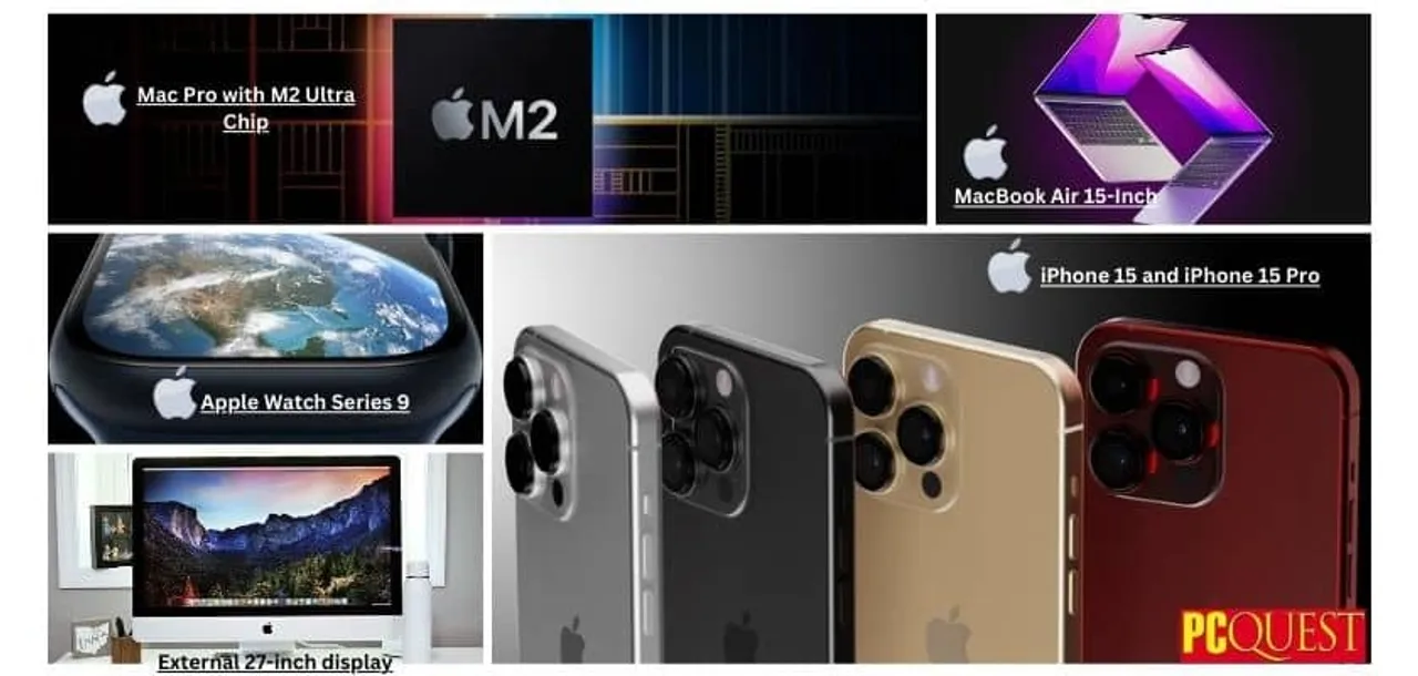 Apple gadgets to look forward to in 2023 Monitor at WWDC 2023 iPhone 15 MacBook Air 15 Inch Apple Watch Series 9 and more