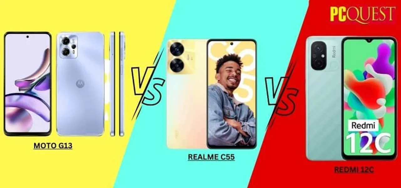 Moto G13 VS the Redmi 12C and Realme C55 Which smartphone should you buy 1
