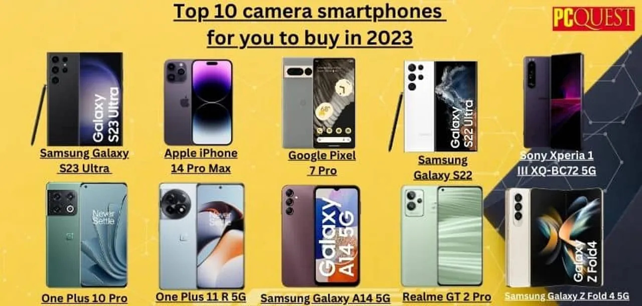 Top 10 camera smartphones for you to buy in 2023