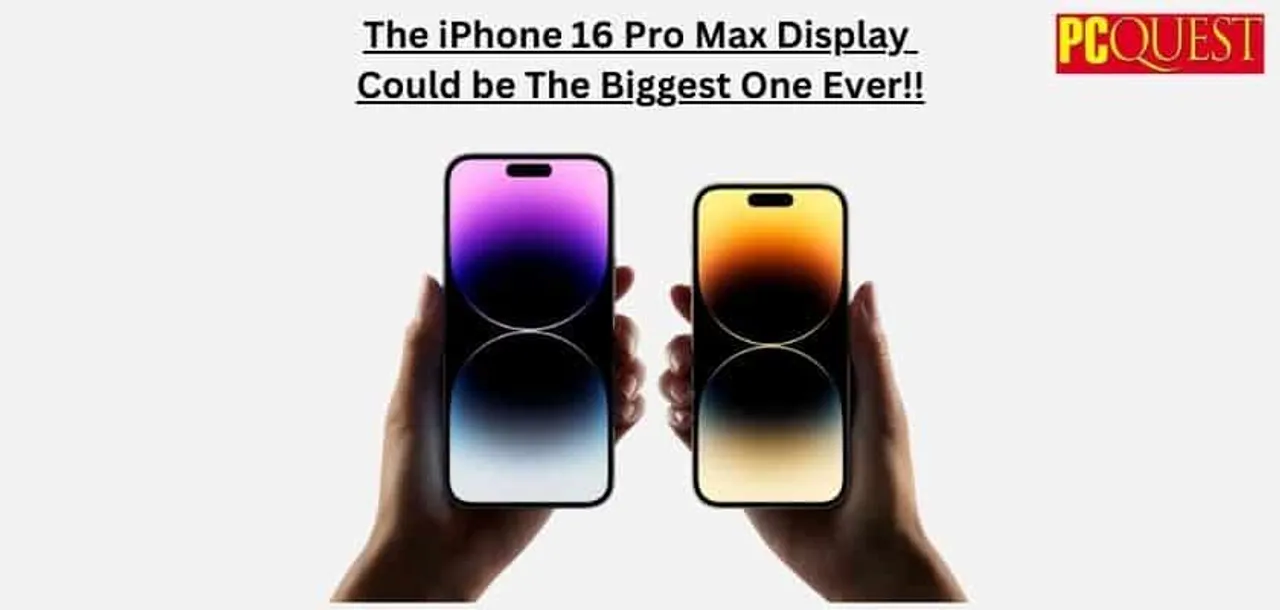 iPhone 16 Pro Max display