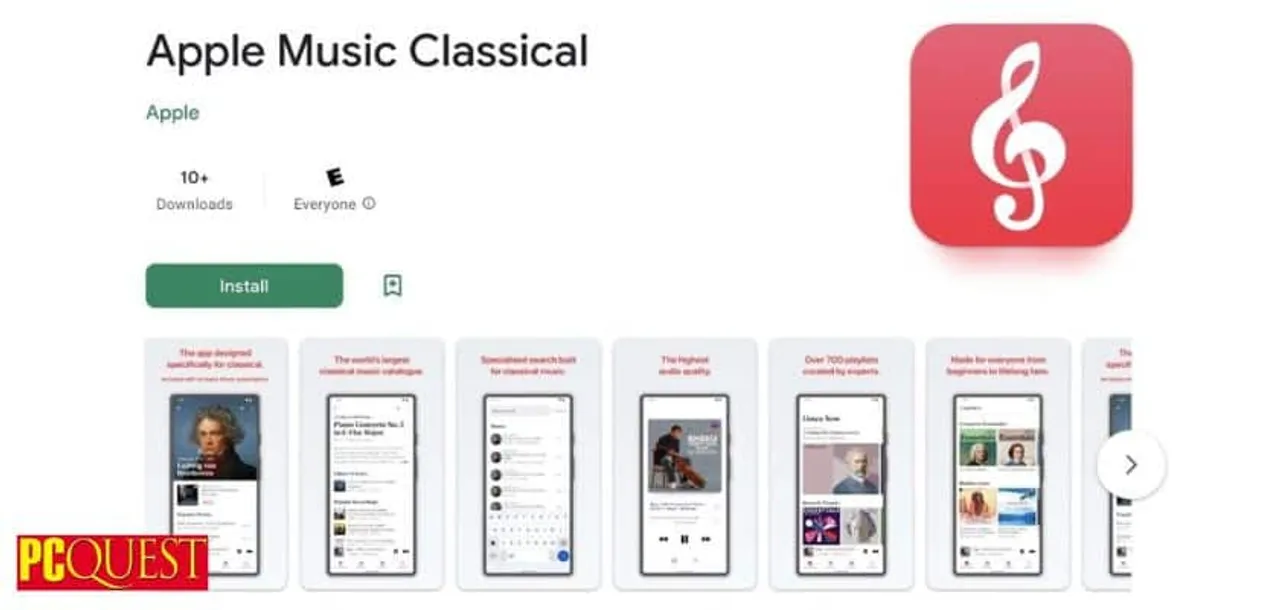 Apple Music Classical to extend