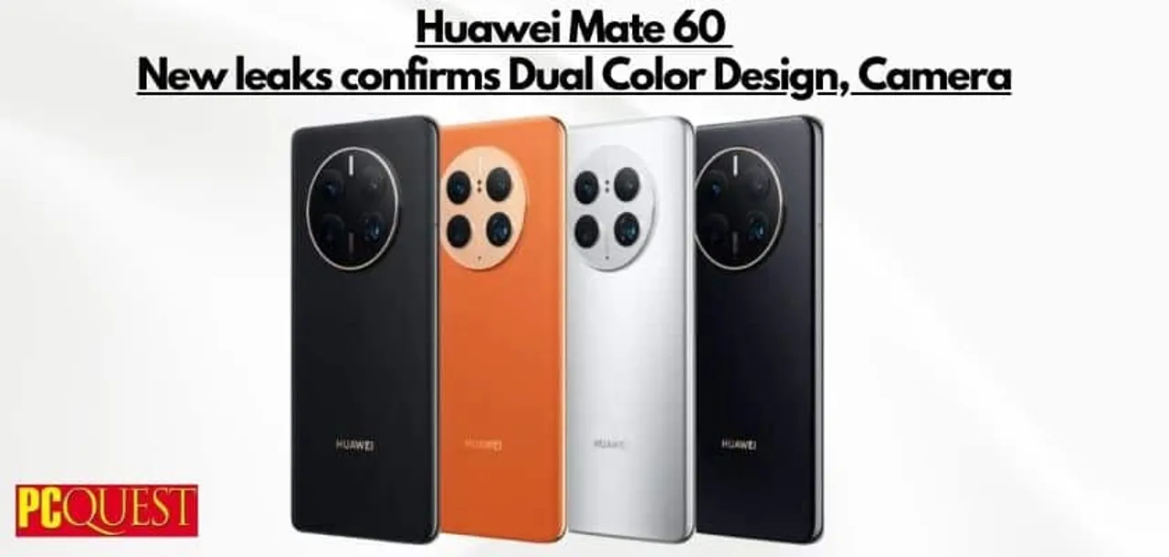 Huawei Mate 60 New leaks confirms Dual Color Design Camera