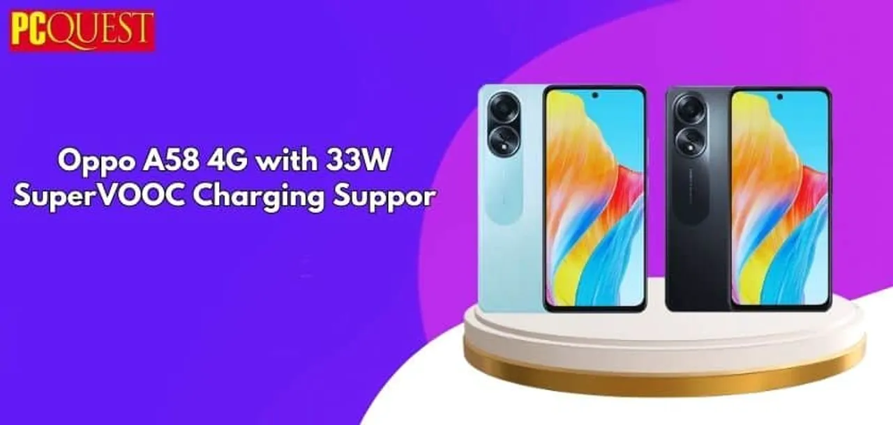 Oppo A58 4G with 33W SuperVOOC Charging Suppor 1
