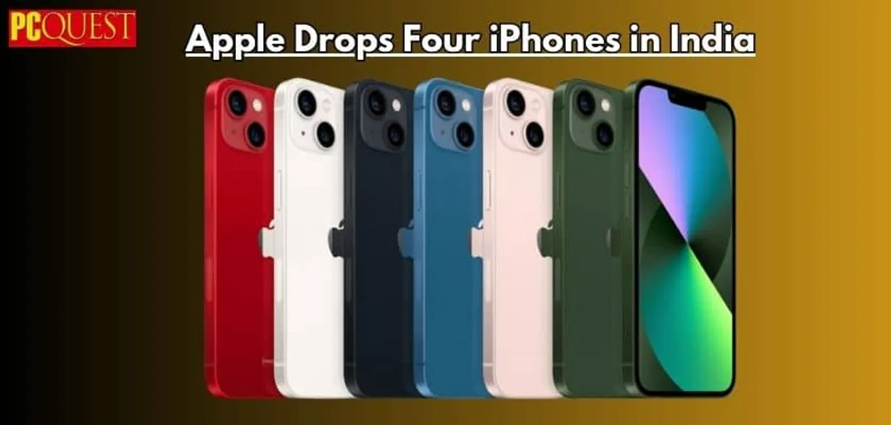 Apple discontinues four iPhones