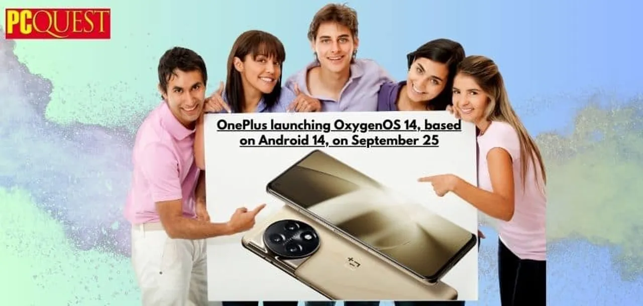OnePlus launching OxygenOS 14 based on Android 14 on September 25 1