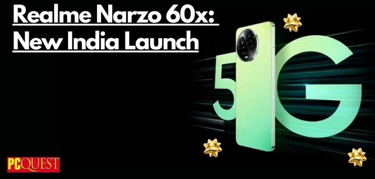 Realme Narzo 60x with MediaTek Dimensity 6100+ SoC Launches in India