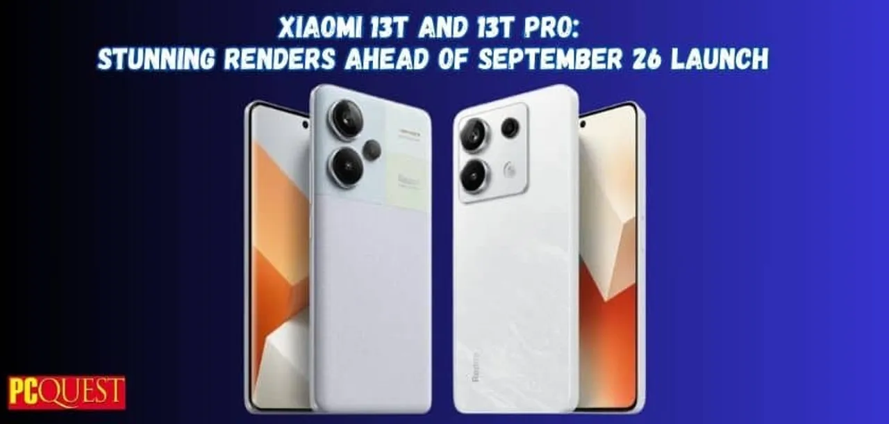 Xiaomi 13T and Xiaomi 13T Pro Seen in New Renders Ahead of 26 September Launch