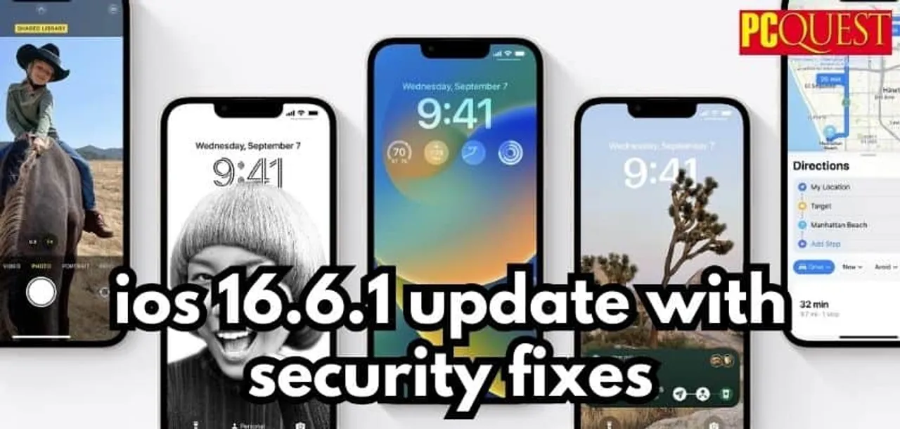 ios 16.6.1 update with security fixes