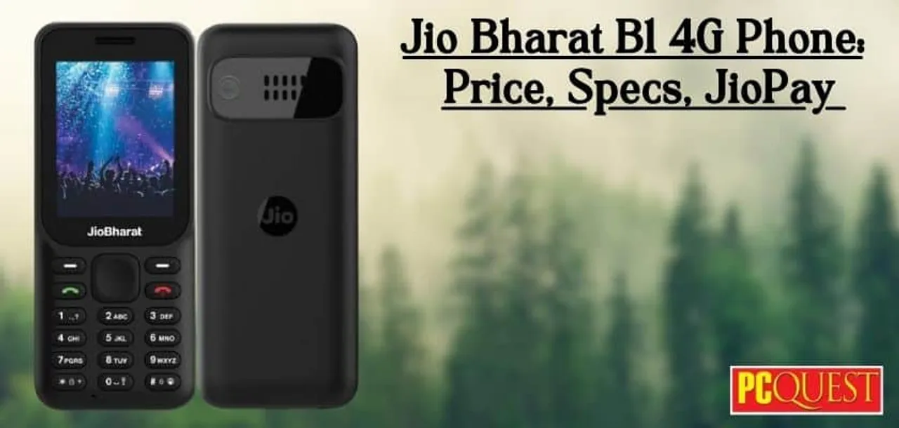 Jio Bharat B1 4G Phone Price Specs JioPay