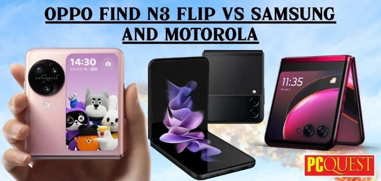 Oppo Find N3 Flip vs Samsung and Motorola 1
