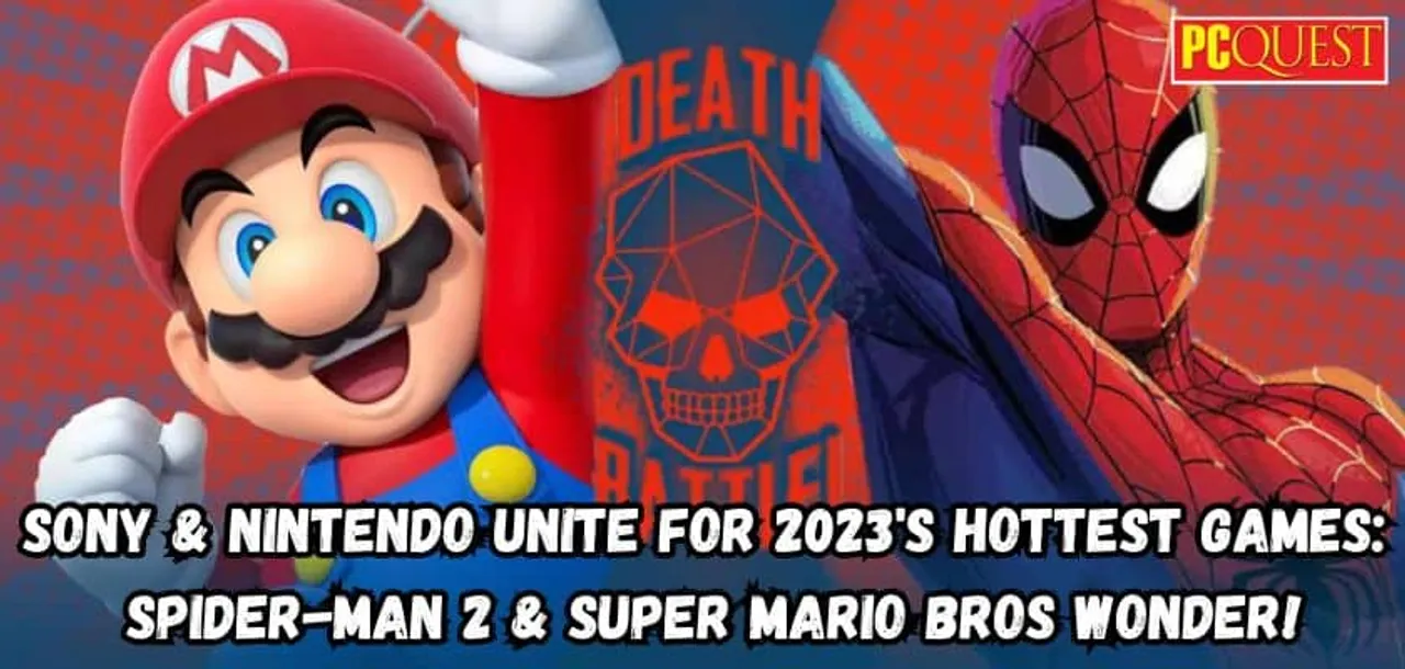 Sony Nintendo Unite for 2023s Hottest Games Spider Man 2 Super Mario Bros Wonder