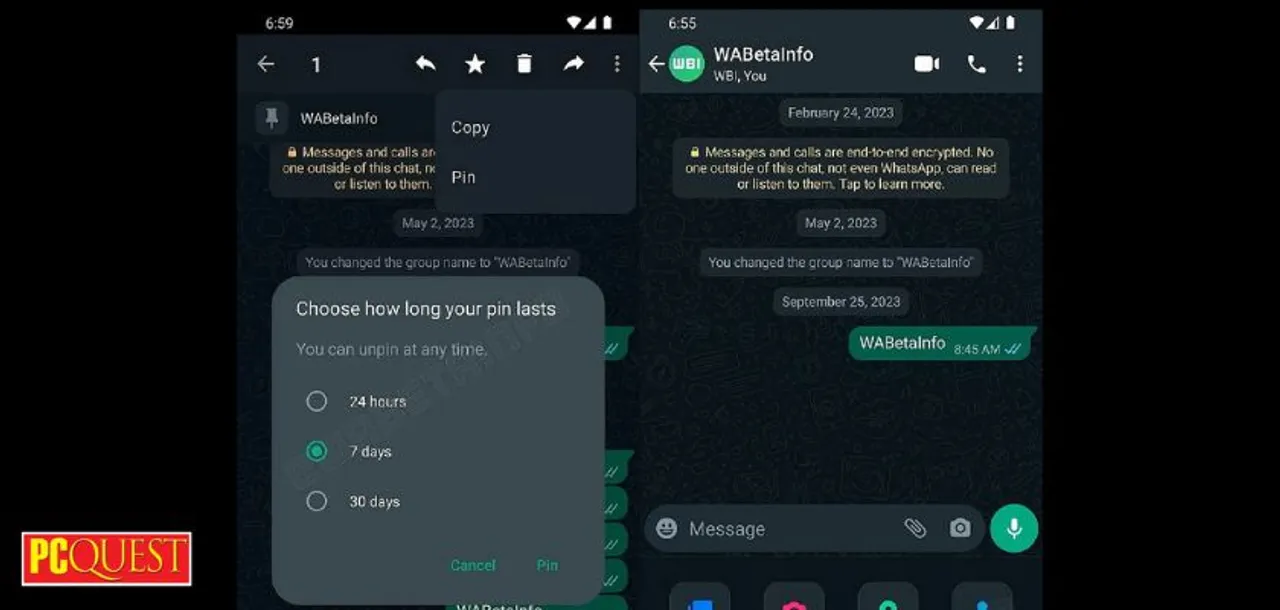 WhatsApp is Testing Pinned Messages in Group Chats, Working on a Username Picker and IP Address Protection