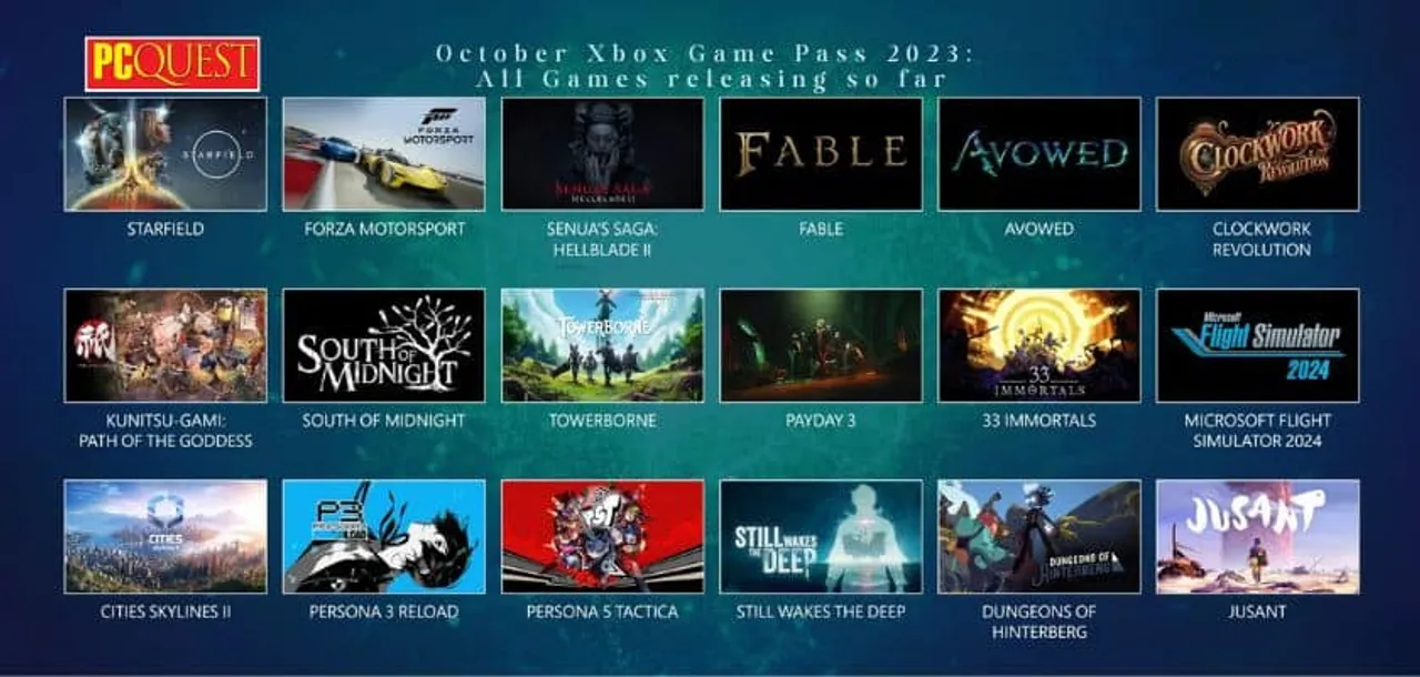 XBOX GAMES SHOWCASE PLAY DAY ONE WITH GAME PASS