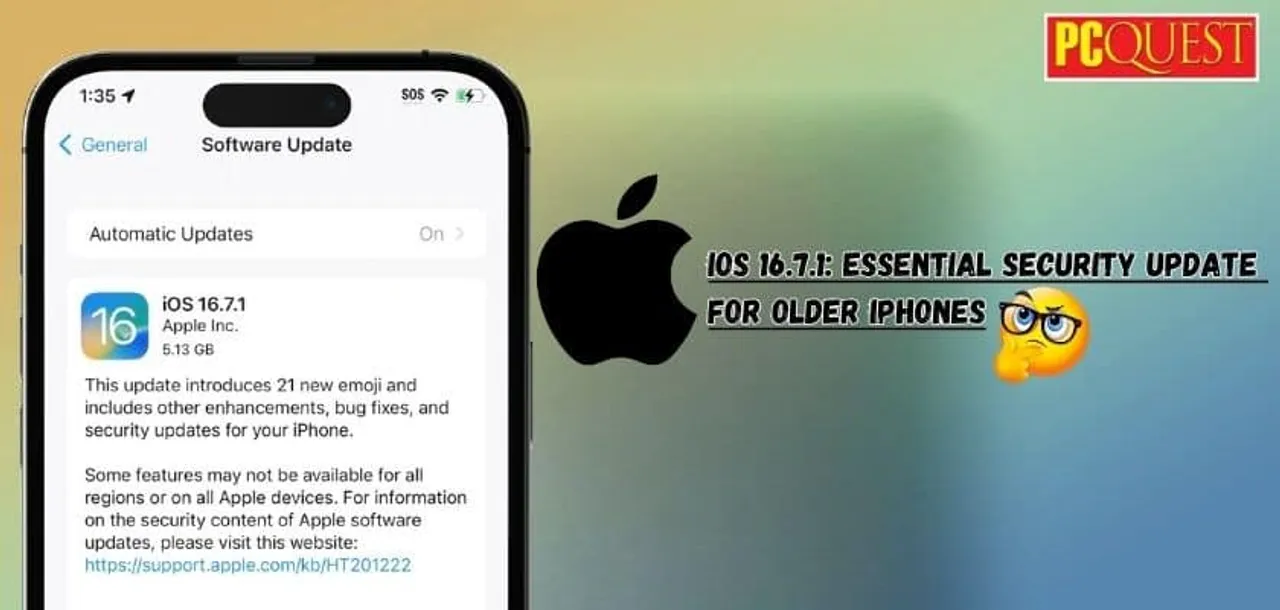 Apple s ios 16 7 1 update security fixes for older iphone models how