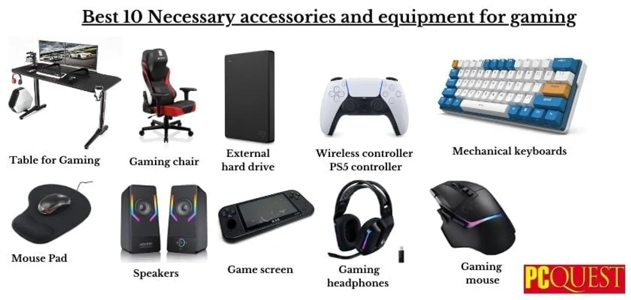 Best 10 Necessary accessories and equipment for gaming