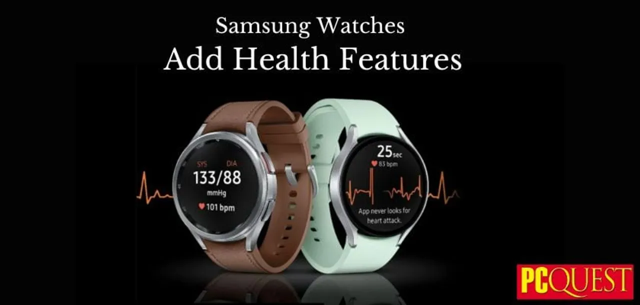 Samsung Galaxy Watch 5 & 4 Get Blood Pressure & ECG Monitoring Features
