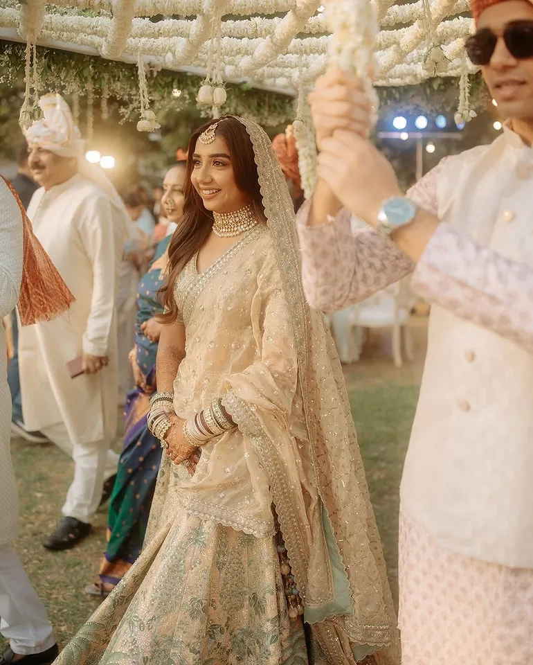 Prajakta  Koli Wedding Outfit