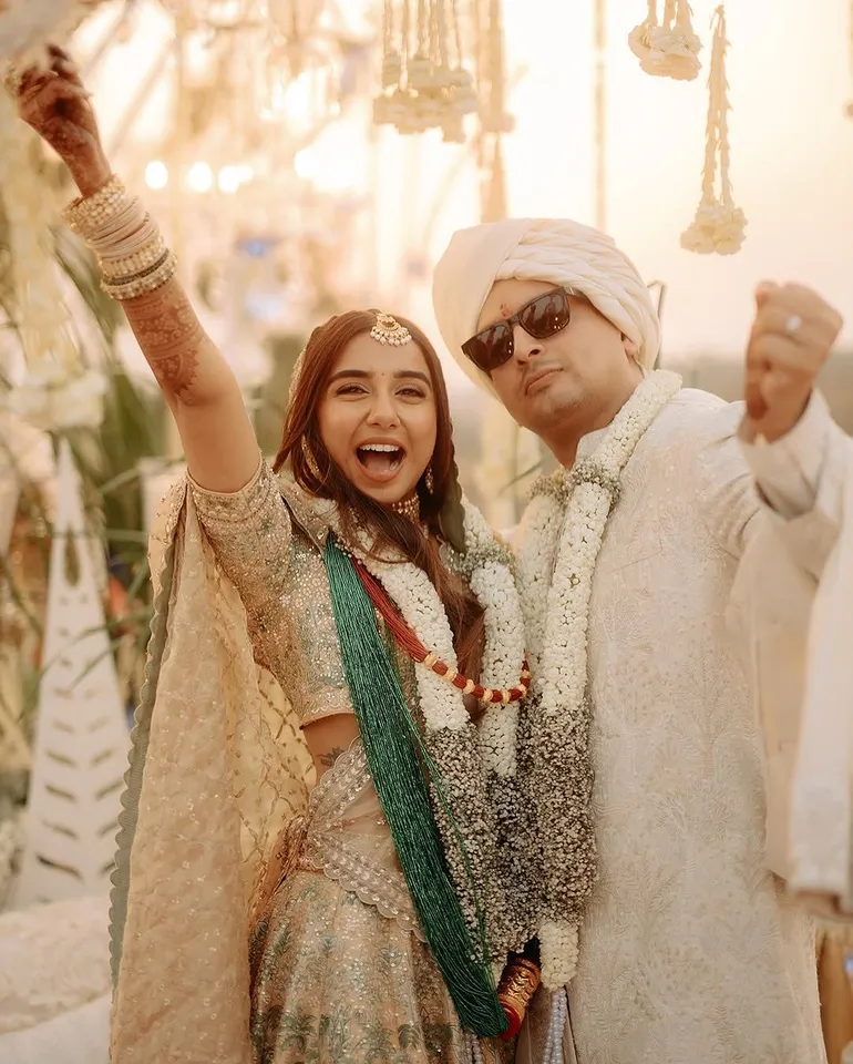 Prajakta  Koli Wedding Outfit