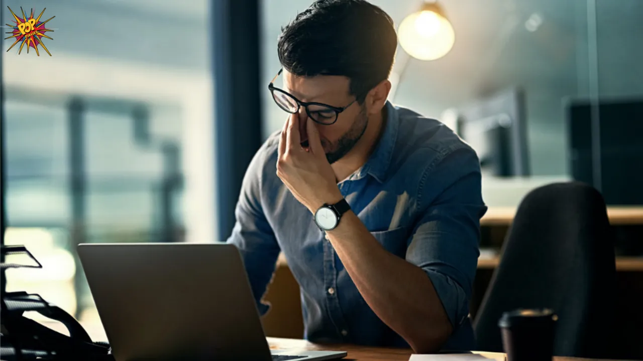 Sad employee