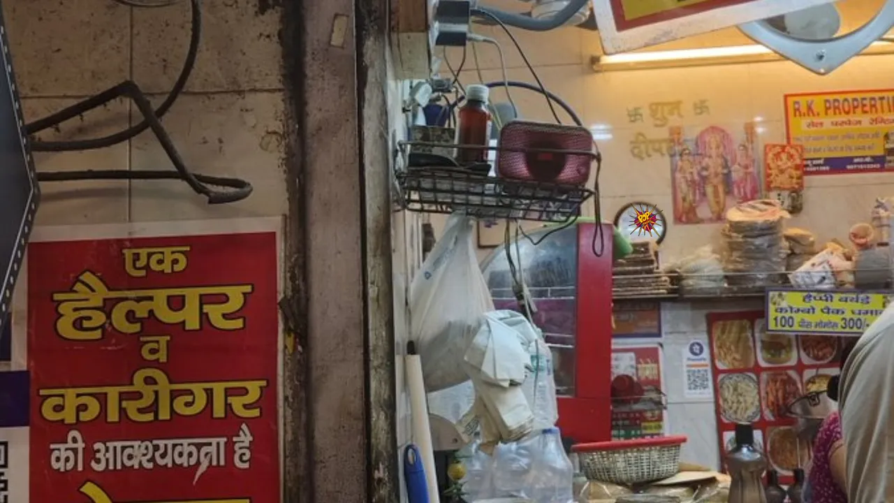 Momos shop offers ₹25,000 for a helper position, triggering social media buzz and discussions on fair wages and employment practices.           