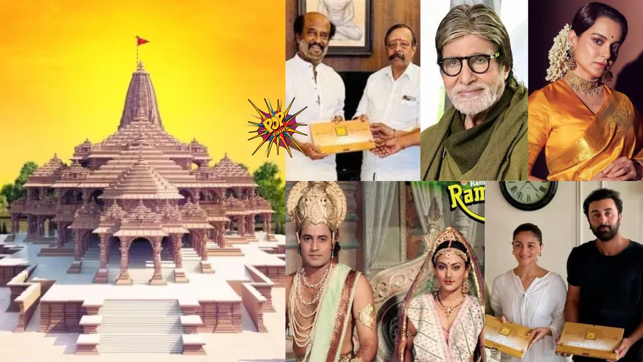 From Amitabh Bachchan Ranbir kapoor Alia bhatt randeep hooda to Rajinikanth bollywood and south indian Actors who are Invited for Historic Inauguration of Ram Mandir in Ayodhya on January 22 2024.png