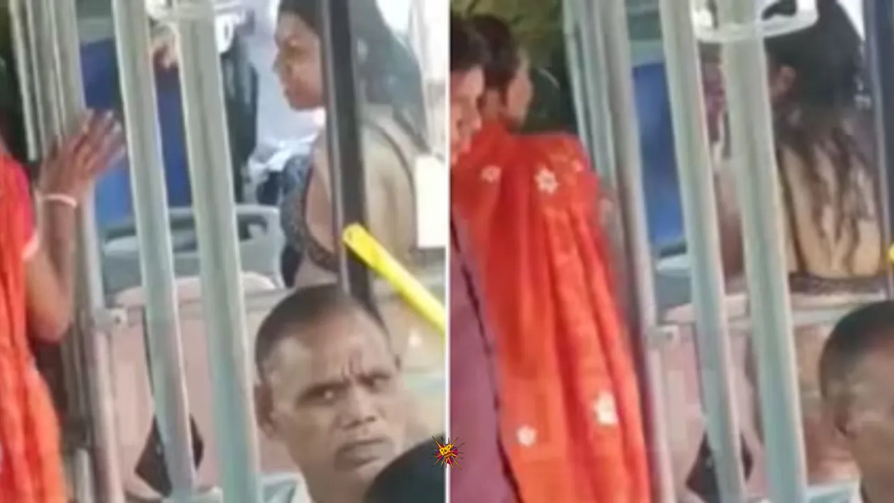 Viral Video Shows Woman Riding Delhi Bus in Bikini, Sparks Debate