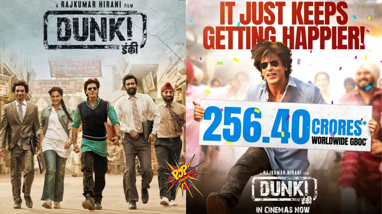 SRK Rajkumar Hiranis Dunki crosses Rs 250 crore worldwide marks its entry in topgrossers club of 2023.png