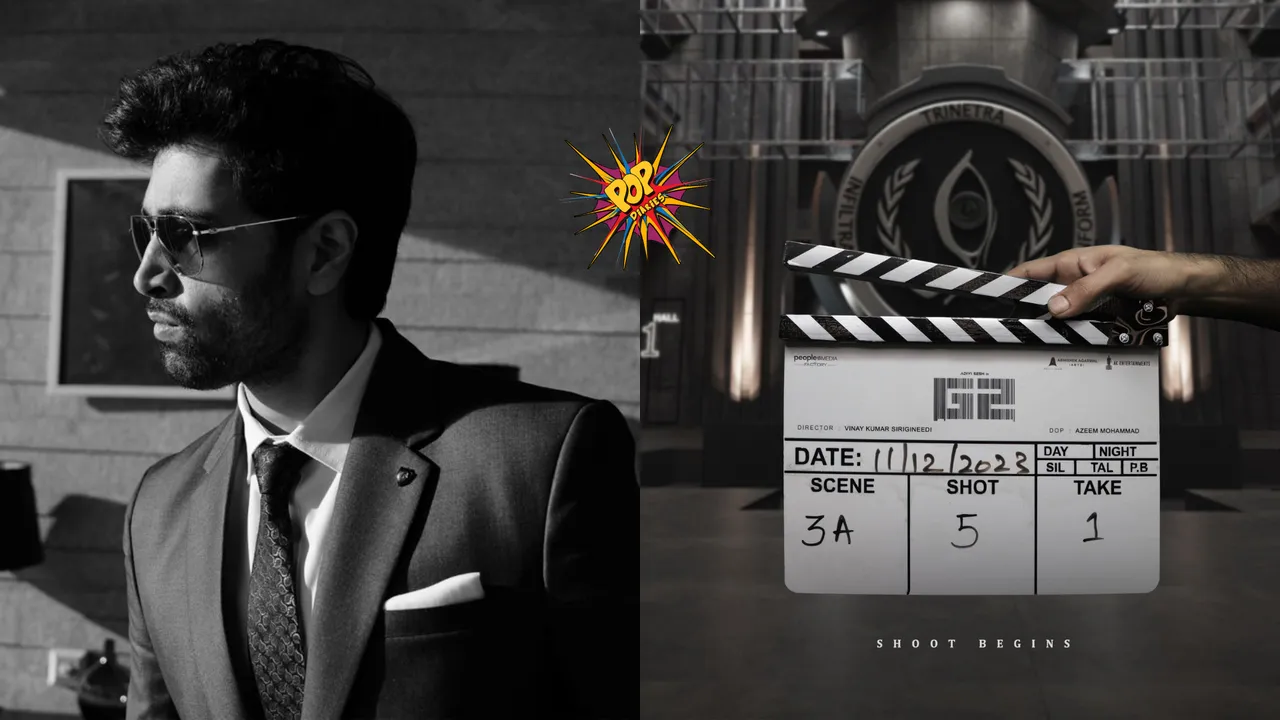 A lavish 5 story glass set for the Adivi Sesh  starrer G2 as shooting commences.png