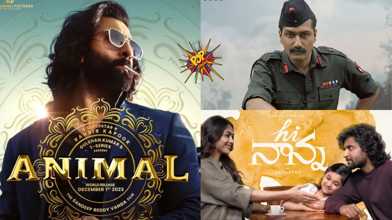 First Week Box Office Triumph ranbir kapoor Animal Storms USA vicky kaushal Sam Bahadur Hits 50 Crore nani Hi Nanna Joins 1M Club.png