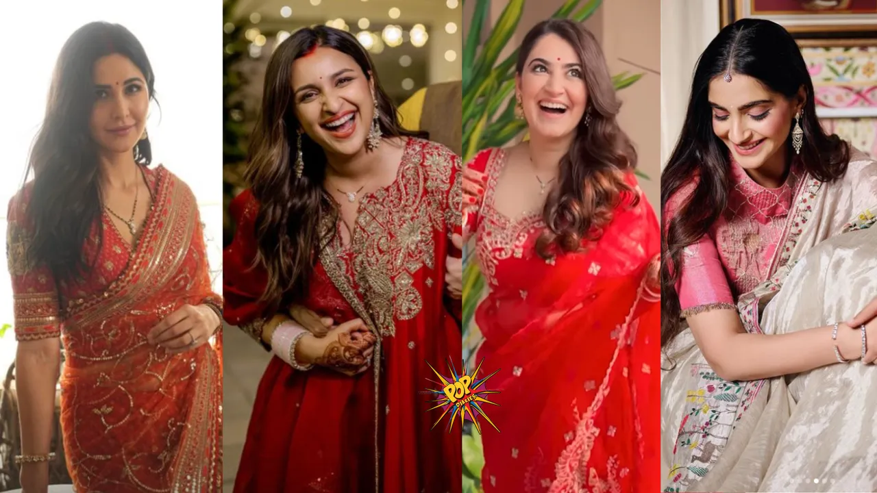Karwa Chauth 2023 Fashion From Katrina Parineetis Captivating Ethnic Attires To Shivaleeka Rewearing Her Wedding Outfit With A Twist On Festive.png