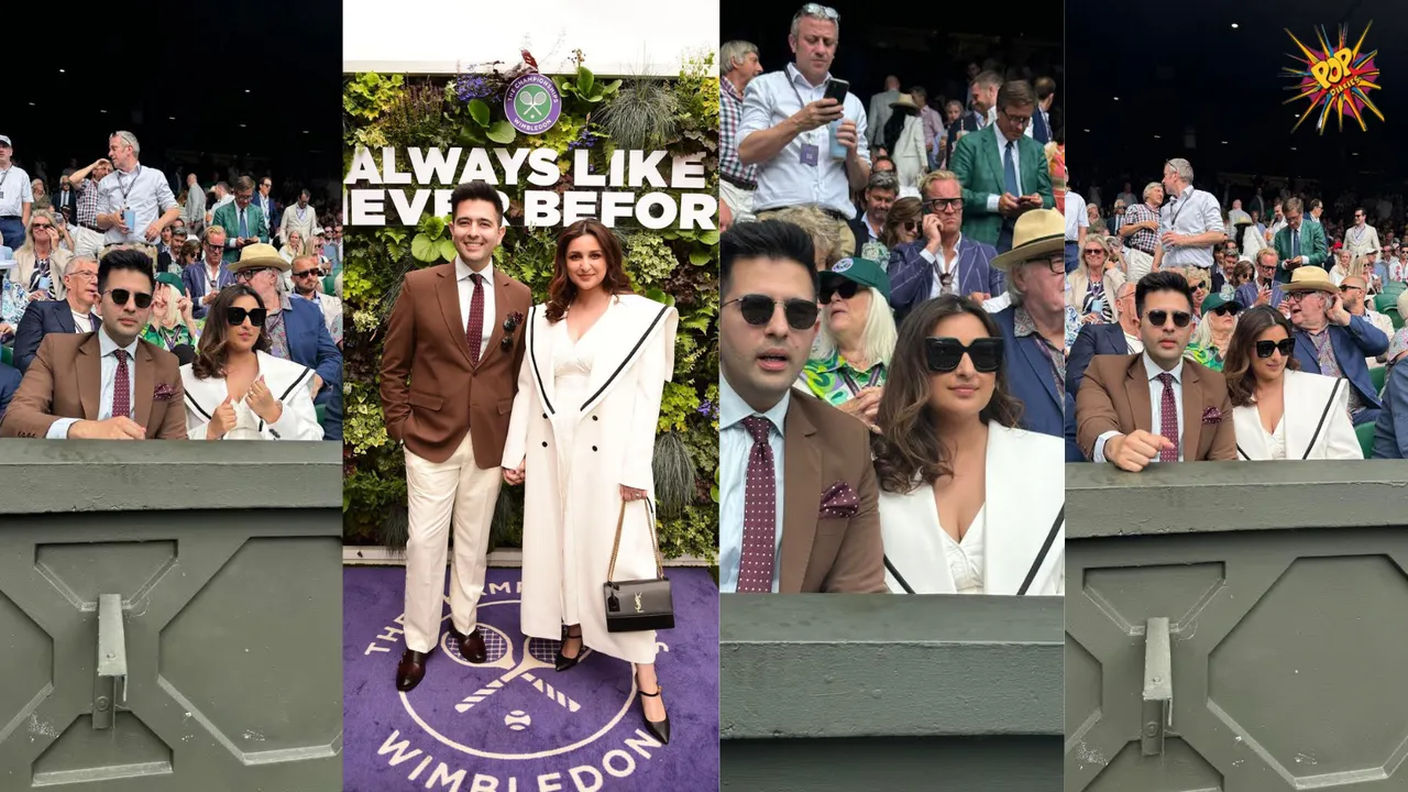 Parineeti Chopra and Raghav Chadha attend the prestigious Wimbledon Finals