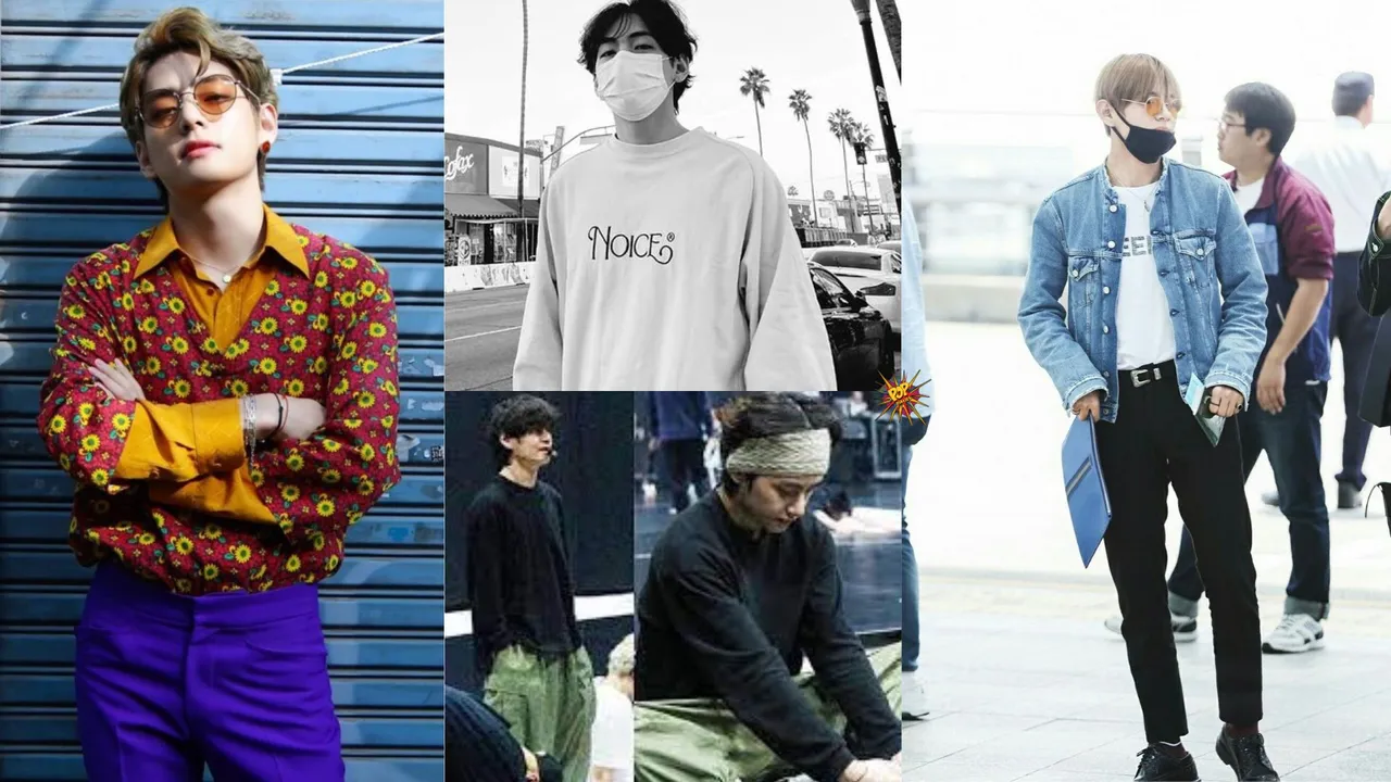 BTS V's Fashion Style