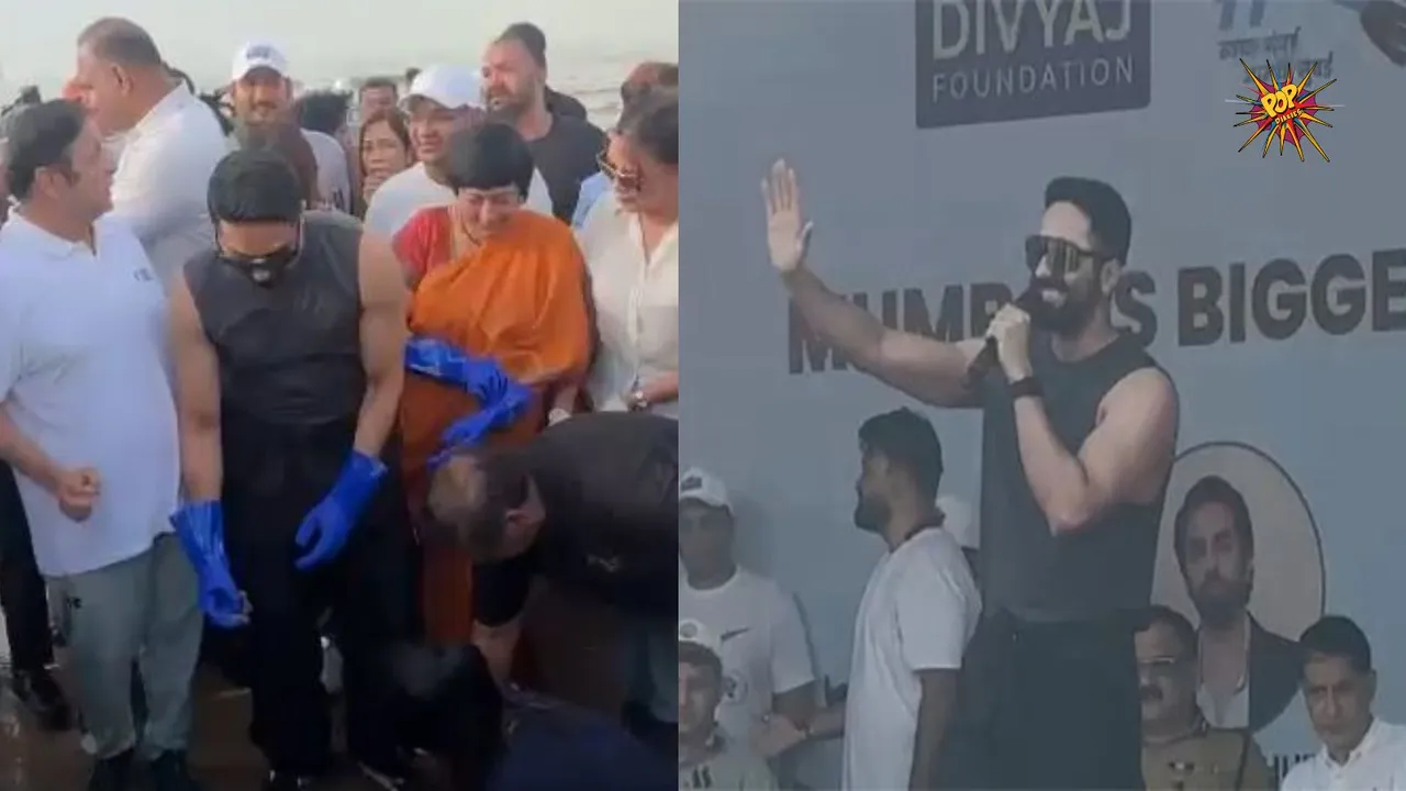 Ayushmann Khurrana Beach Cleanup