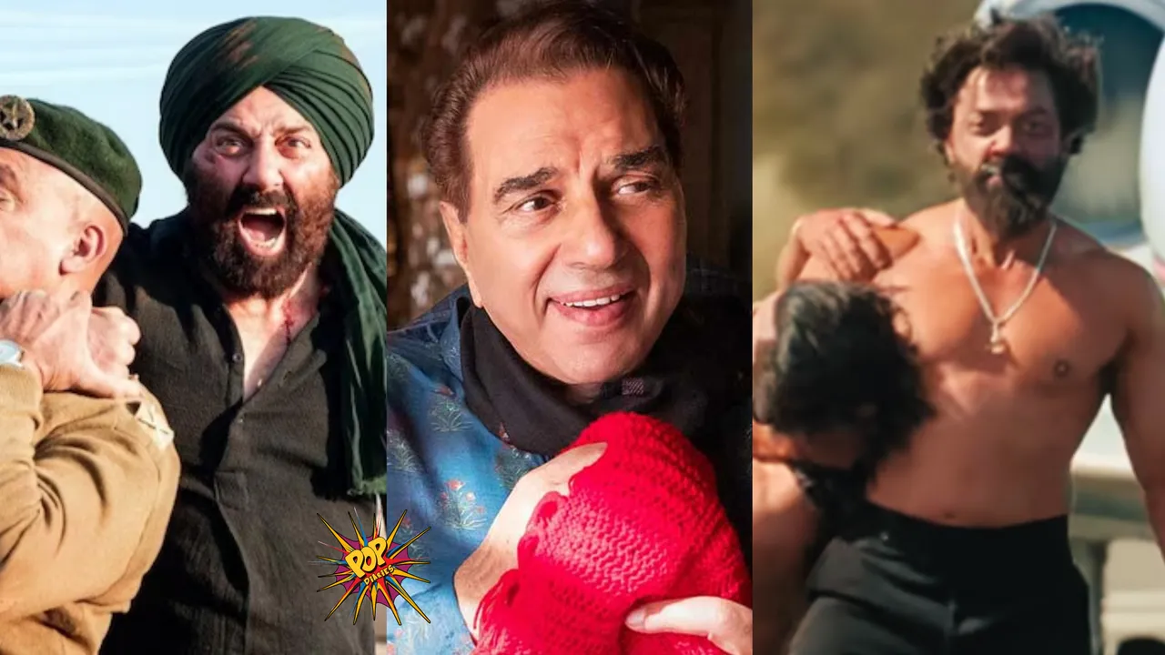 Deol Dynasty Dominates Bollywood In 2023 From Dharmendras Nostalgic Comeback in rocky aur rani kii prem kahani Sunny Deols Gadar 2 To Bobby Deols Breakout in Animal Mark An Epic Year.png