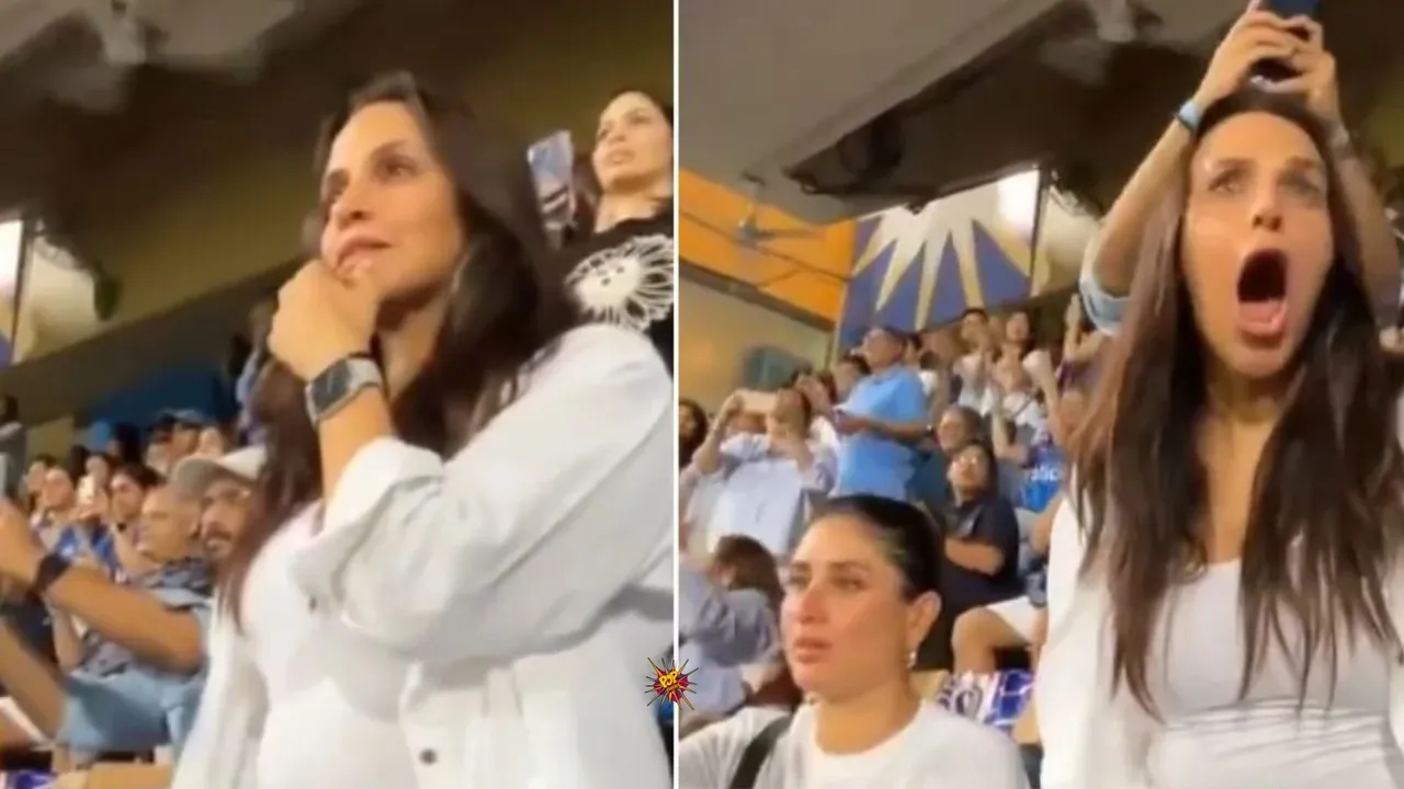 Kareena Kapoor and Neha Dhupia's Reaction to MS Dhoni's Hat-Trick of Sixes Goes Viral