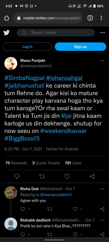 Manu Punjabi schools Simba &  Eishaan for age shaming Jay Bhanushali