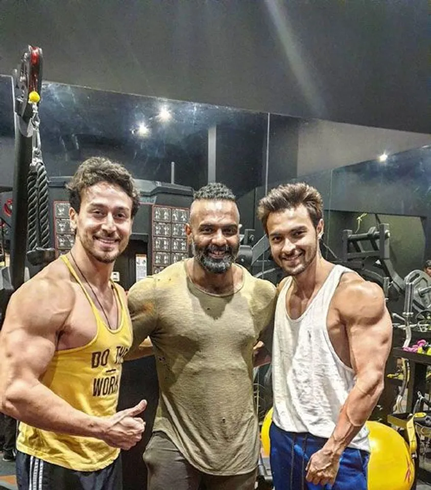 Aayush Sharma was trained by Tiger shroff's trainer for Antim's transformation !