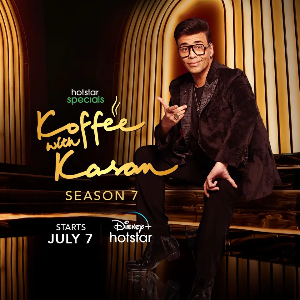 Karan Johar stirs the pot of entertainment for a brewing season 7 of Koffee With Karan exclusively on Disney+ Hotstar on July 7